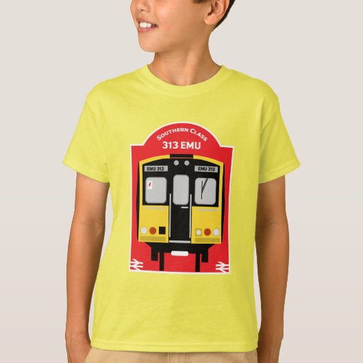 British Rail Train Enthusiast T-shirt (Voorkant)