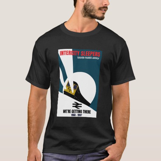 British Rail Train Enthusiast T-shirt (Voorkant)