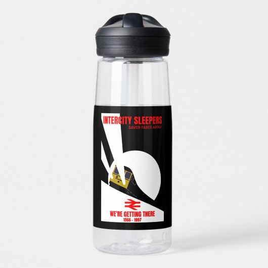 British Rail Train Enthusiast Waterfles (Voorkant)