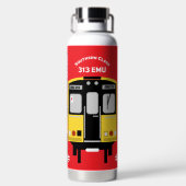 British Rail Train Enthusiast Waterfles (Achterkant)