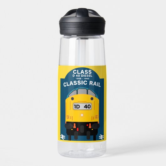 British Rail Train Enthusiast Waterfles (Voorkant)