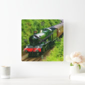 British Railway Steam Train Art. V Vierkante Klok (Huis)