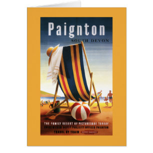 British Railways Beach voorzitter en Ball Poster