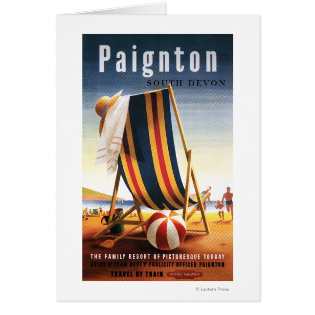 British Railways Beach voorzitter en Ball Poster (Voorkant)