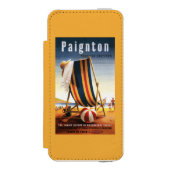 British Railways Beach voorzitter en Ball Poster Incipio iPhone Portemonnee Hoesje (Voorkant Agenda)