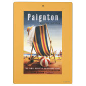 British Railways Beach voorzitter en Ball Poster Klembord (Achterkant)