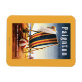 British Railways Beach voorzitter en Ball Poster Magneet (Horizontaal)
