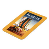 British Railways Beach voorzitter en Ball Poster Magneet (Linkerzijde)