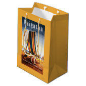 British Railways Beach voorzitter en Ball Poster Medium Cadeauzakje (Achterkant Gekanteld)