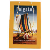 British Railways Beach voorzitter en Ball Poster Medium Cadeauzakje (Achterkant)