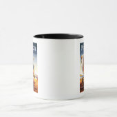 British Railways Beach voorzitter en Ball Poster Mok (Midden)