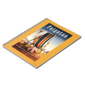 British Railways Beach voorzitter en Ball Poster Notitieboek (Linkerzijde)