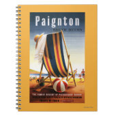 British Railways Beach voorzitter en Ball Poster Notitieboek (Voorkant)