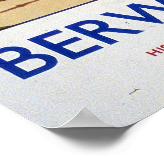 British Railways Berwick-upon-Tweed Poster (Hoek)