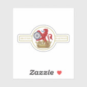 British Railways "Ferret and Dartboard" Crest Sticker (Vel)