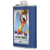 British Railways Girl and Beachball Poster Heupfles (Links)