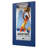 British Railways Girl and Beachball Poster Klembord (Links)