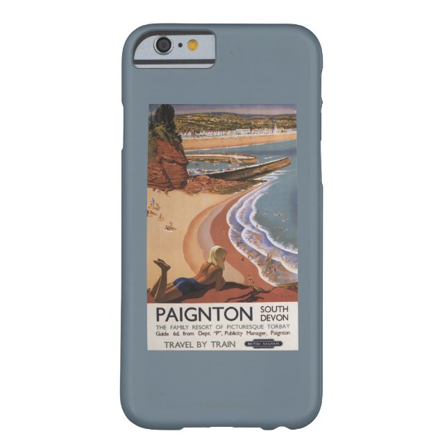 British Railways Girl die op een Cliff kijkt Case-Mate iPhone Case (Achterkant)