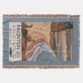 British Railways Girl die op een Cliff kijkt Deken (Voorkant)