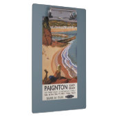 British Railways Girl die op een Cliff kijkt Klembord (Rechts)