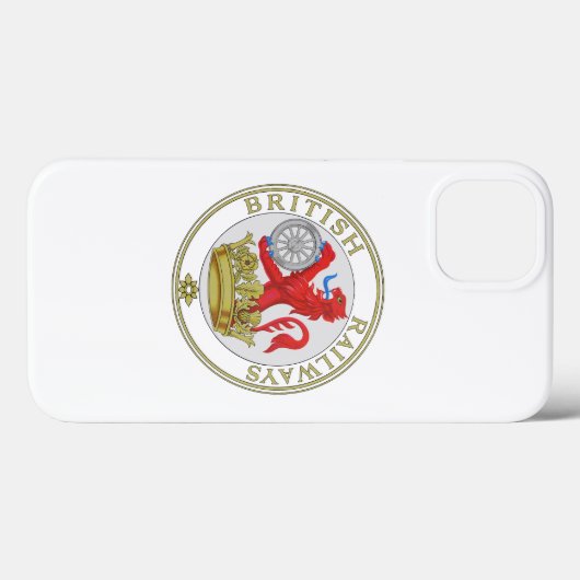 British Railways Lion logo Case-Mate iPhone Case (Achterkant (horizontaal))
