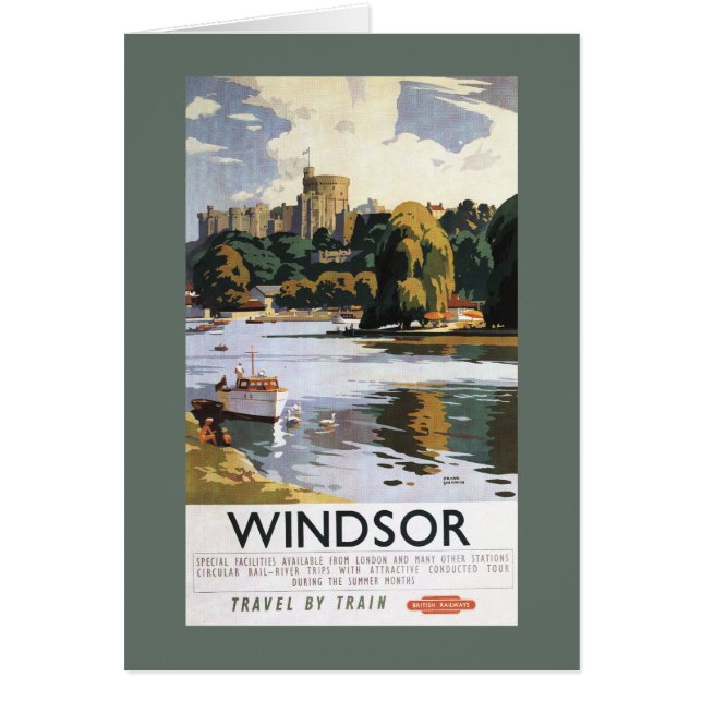 British Railways Windsor Castle Thames Poster (Voorkant)