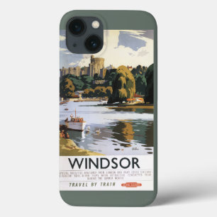 British Railways Windsor Castle Thames Poster Case-Mate iPhone Case