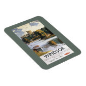 British Railways Windsor Castle Thames Poster Magneet (Rechterzijde)