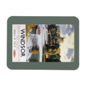 British Railways Windsor Castle Thames Poster Magneet (Horizontaal)