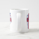 British Raised Fist Grote Koffiekop (Achterkant)