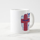 British Raised Fist Grote Koffiekop (Voorkant rechts)