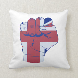 British Raised Fist Kussen
