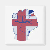 British Raised Fist Magneet (Voorkant)