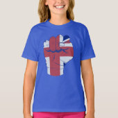 British Raised Fist T-shirt (Voorkant)
