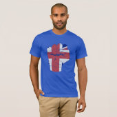 British Raised Fist T-shirt (Voorkant volledig)