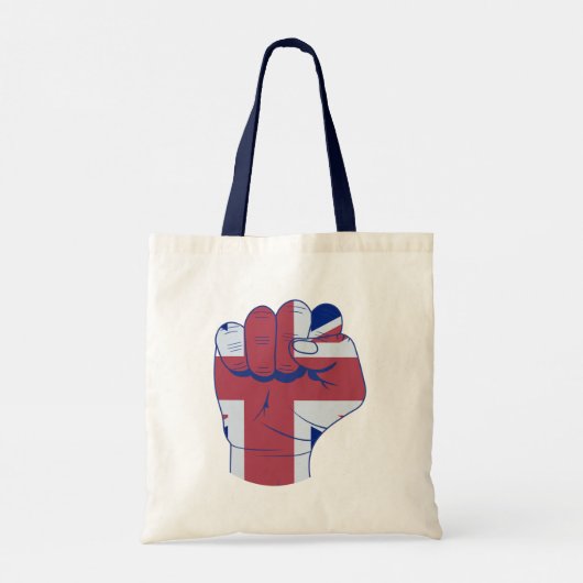British Raised Fist Tote Bag (Achterkant)