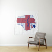British Raised Fist Wandkleed (In Situ (horizontaal))