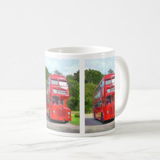 BRITISH RED BUS KOFFIEMOK (Voorkant rechts)