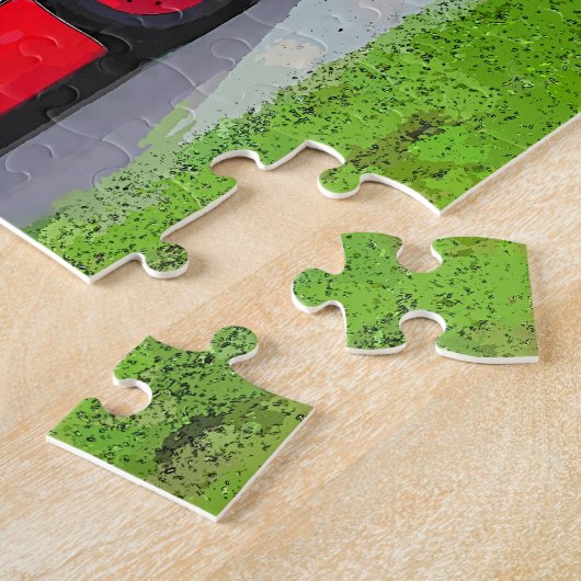 BRITISH RED BUS LEGPUZZEL (Zijkant)