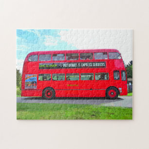 BRITISH RED BUS LEGPUZZEL