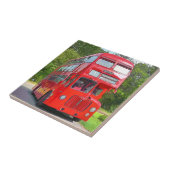 BRITISH RED BUS TEGELTJE (Zijkant)