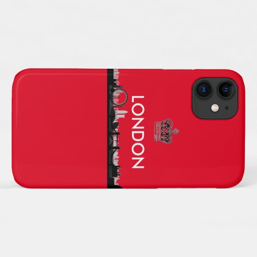 British Red London Case-Mate iPhone Case (Achterkant (horizontaal))