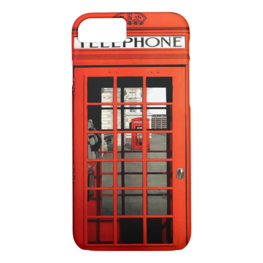 British Red Phone Booth Case-Mate iPhone Case (Achterkant)