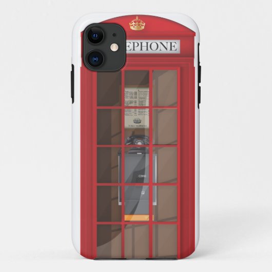 British Red Public call box Case-Mate iPhone Case (Achterkant)