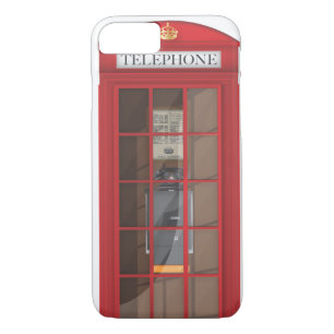British Red Public call box iPhone 8/7 Hoesje