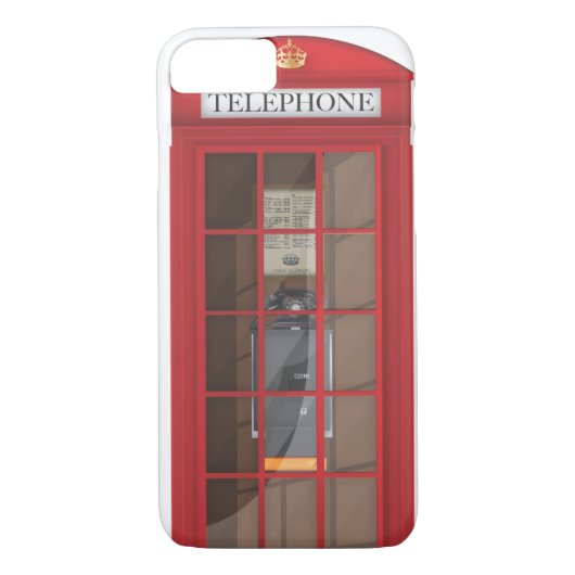 British Red Public call box Case-Mate iPhone Case (Achterkant)