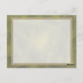 British Red Telephone Box Briefkaart (Achterkant)