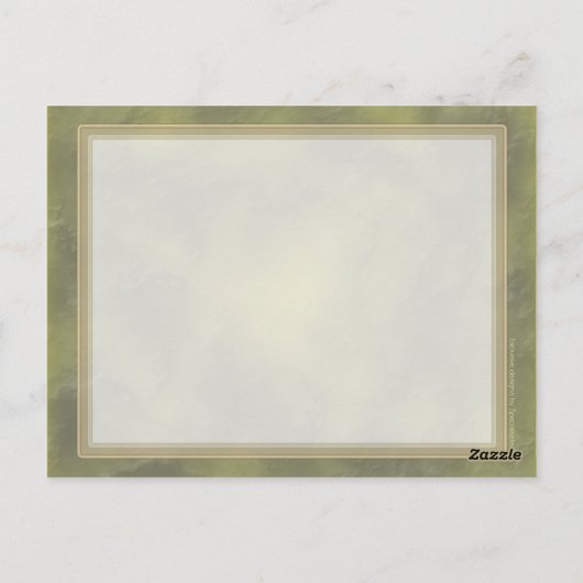 British Red Telephone Box Briefkaart (Achterkant)