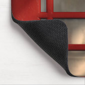 British Red Telephone Box Mousepad Muismat (Hoek)