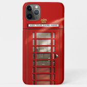 British Red Telephone Box op maat Case-Mate iPhone Case (Achterkant)